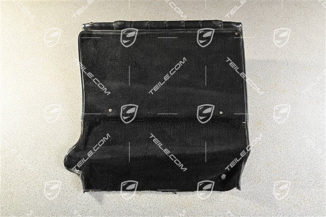 Oparcie tylne, skóropodobne, czarne, L