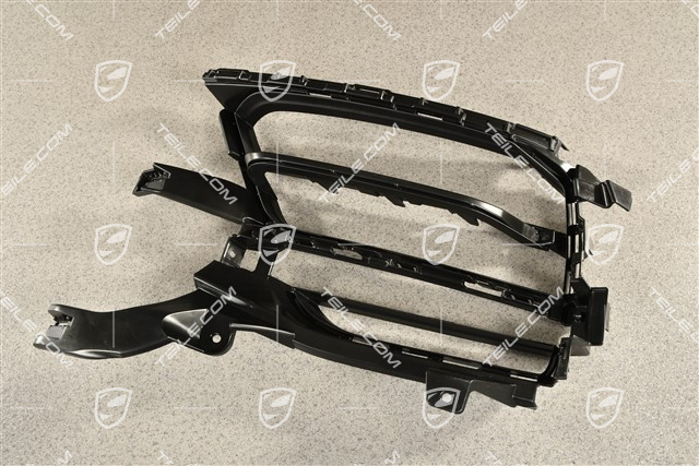 Front bumper, side grille, Black, L