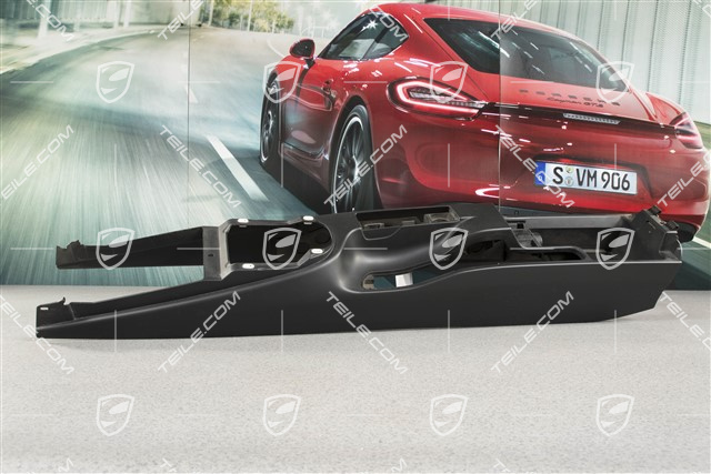 Konsola środkowa / tunel, czarna, Cabrio