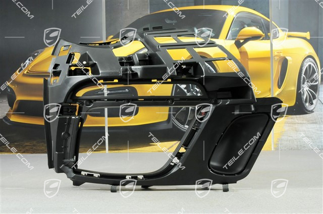 Retaining frame lateral, black mat, R Retaining frame lateral, black mat, R