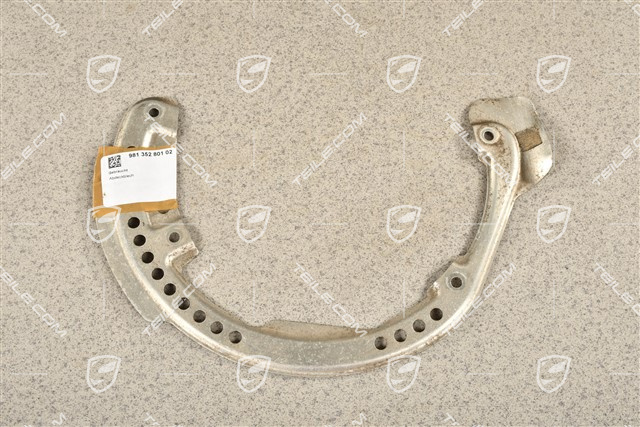 Rear axle disc brake protective plate, L