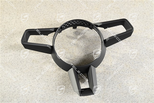 Blenda / dekor ozdobny kierownicy czarny