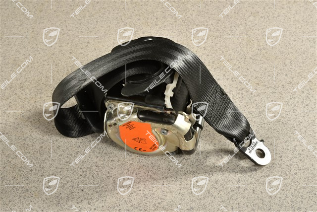 Pas bezpieczeństwa, tylny, czarny, USA, R