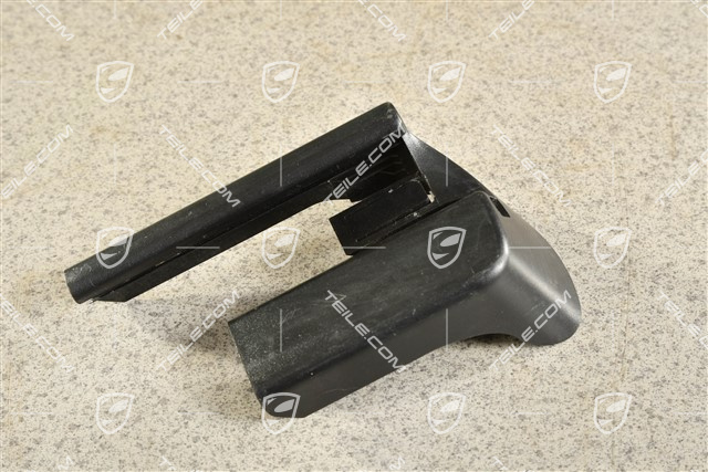 Front seat rail cover, L