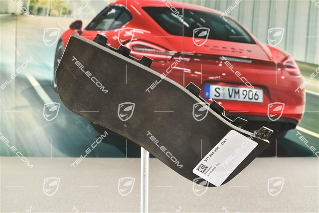 Listwa gumowa, zaślepka, tylna, czarna, R