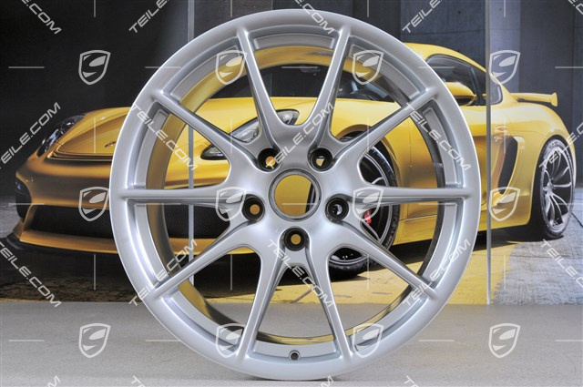 19" Felga Boxster Spyder, srebrna, 10J x 19 ET42