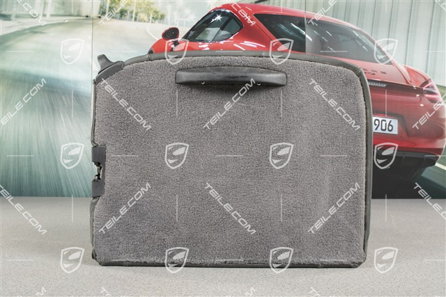 Back seat backrest, Coupe/Targa, leatherette, Stone grey, L