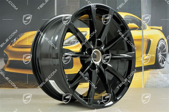 19" Felga Boxster S, 10J x 19 ET45, czarny połysk