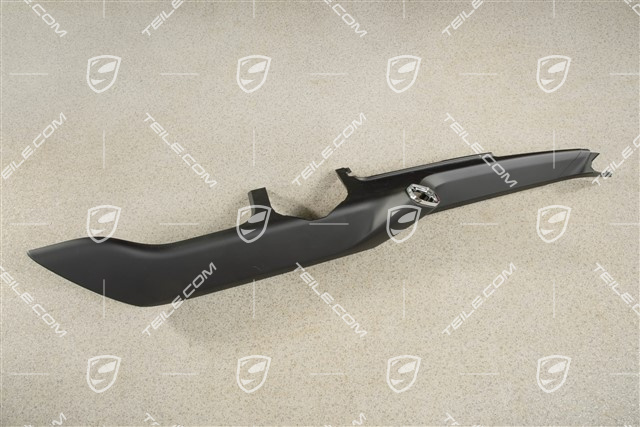 Centre console cover, Lateral, Black, R