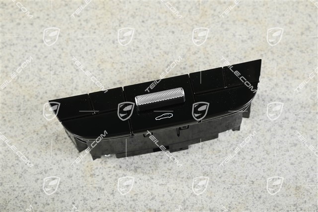 Air condition control unit / panel, rear