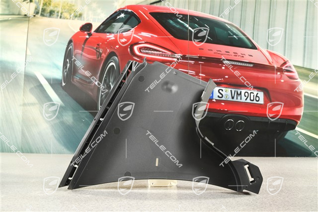 Turbo / Turbo GT, Air guide / duct, black matte, R