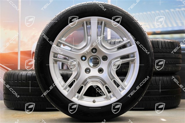 19-inch Panamera Design summer wheel set, wheels 9J x 19 ET 60 + 10J x 19 ET61 + Michelin tyres 255/45 R19+285/40 R19