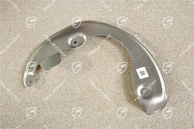 S / Turbo, Front axle disc brake protective plate, R