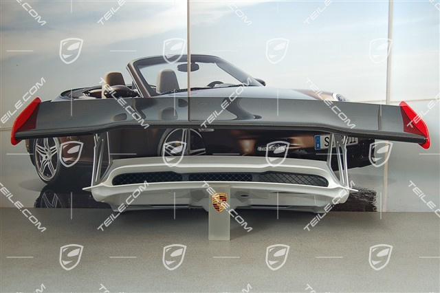 GT3 RS Facelift 2010 spoiler tylny, kompletny (maska silnika, spoiler, mocowania i wszystkie drobne części). JAK NOWY