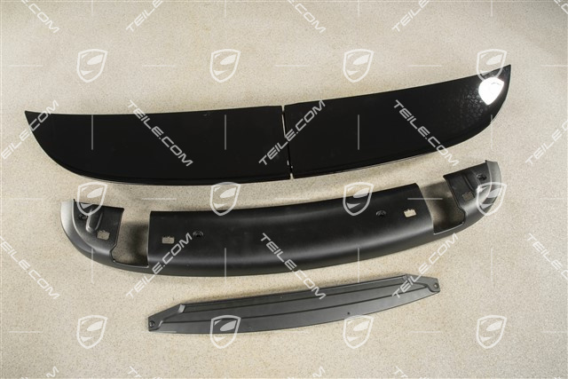 Turbo/Turbo S/GTS rear spoiler, upper part, black