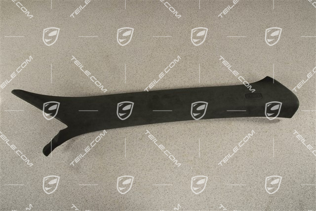 Verkleidung von A-Saüle, Alcantara, Schwarz, R