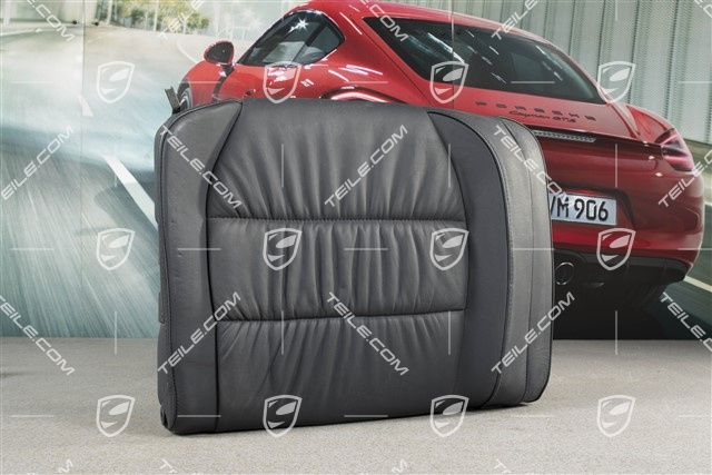 Notsitzrückenlehne, Raffleder, metropolblau, Coupe, R