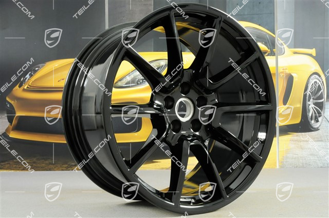 20" Felge "Macan SportDesign" 10J x 20 ET19, schwarz hochglanz
