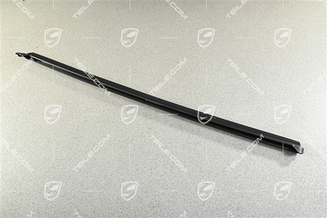 Zierleiste mit Dichtung, Tür hinten, Schwarz, R