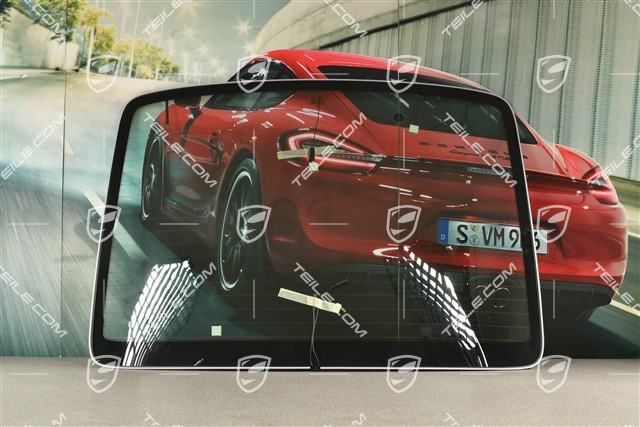 Heckscheibe Coupé, mit Loch für Heckscheibenwischer