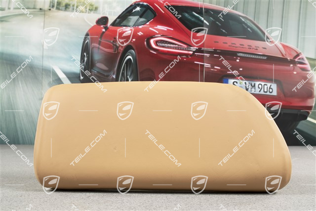 Tylne oparcie odcinka lędźwiowego, Skóra, Sand beige, Cabrio, L