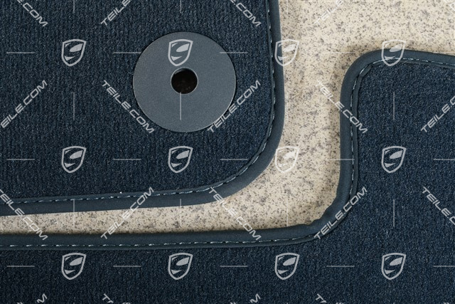 Fußmattensatz, vorne und hinten, Yachtingblau