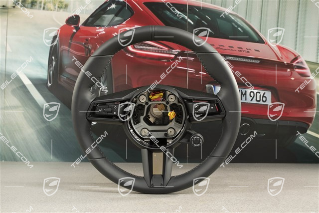 Sportlenkrad GT Leder, Schwarz, Multifunktion, Heizung, Sport Chrono Plus