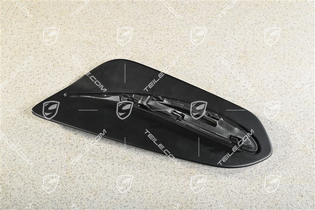 GT3 RS, Spoiler, lateral part of wing, Black matte, R