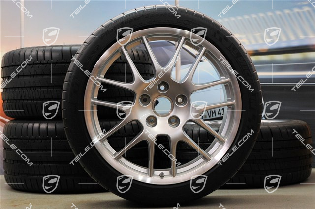 20" Komplet kół letnich RS Spyder Design, felgi 9,5J x 20 ET65 + 11J x 20 ET 68 + opony 255/40 ZR 20 + 295/35 ZR20