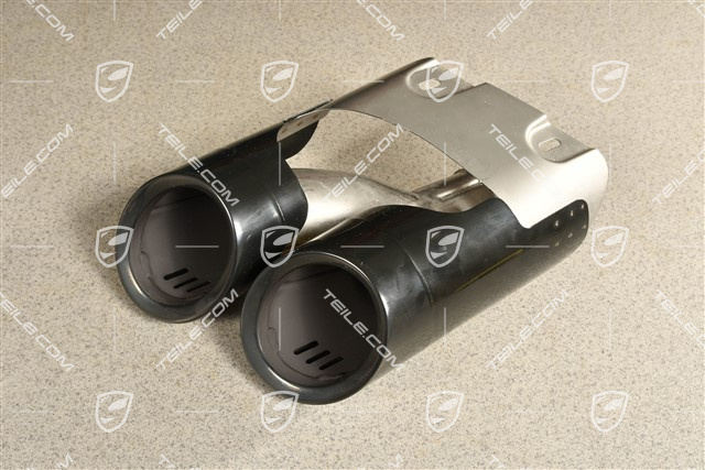 2,0L, Tail pipe, Black, L