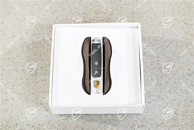 Włącznik zapłonu obudowa skórzana Truffle Brown