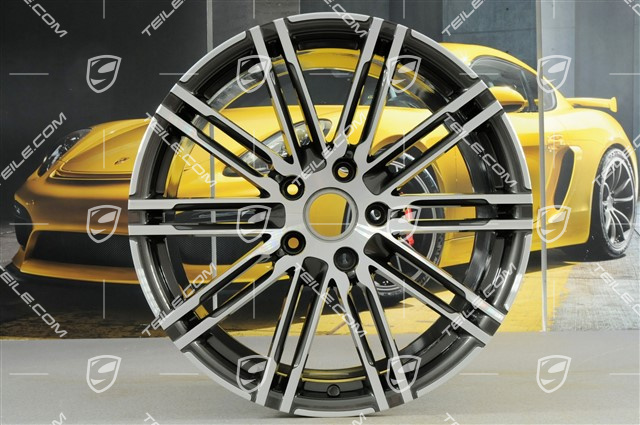 20" Komplet felg Turbo III, felgi przednie 9,5 J x 20 ET 65 + tylne 11 J x 20 ET 68