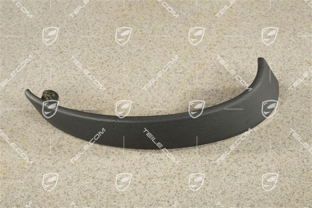 Blenda rączki tapicerki drzwi, Czarny, Przód=Tył, L