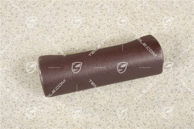 Cover Ashtray, Leatherette, Wine red