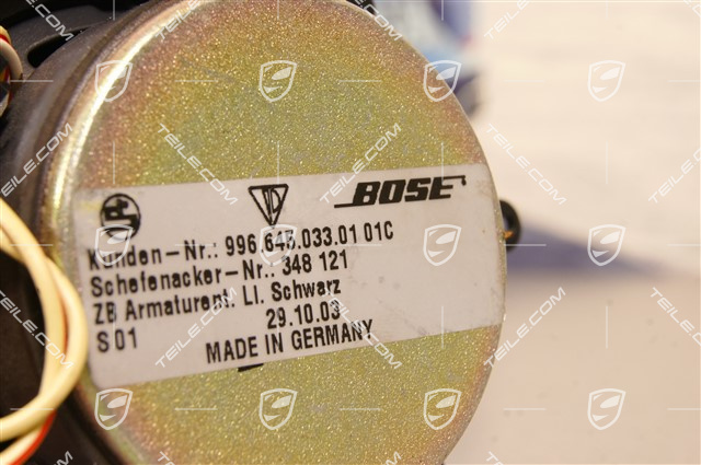 Lautsprecher vorne, Ohne Blende, Soundpaket BOSE, L