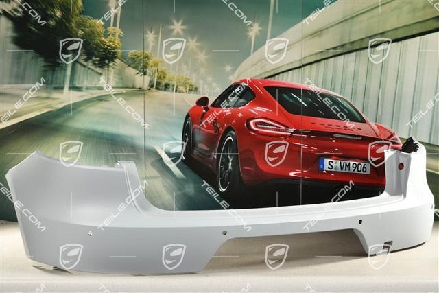 Stossfänger / Stoßstange hinten, mit Löcher für Einparkhilfe / Rückfahrkamera