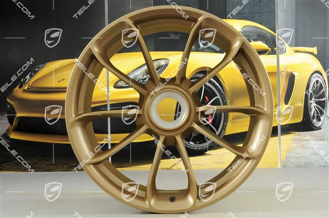 20-inch wheel GT3RS, with GT3RS logo, 9,5J x 20 ET50, Aurum Metallic