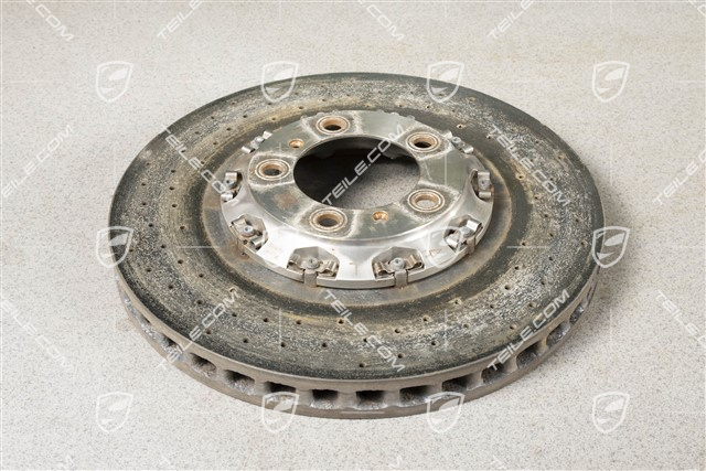 PCCB Brake disc, Panamera V6/S/GTS/Diesel/Hybrid, L