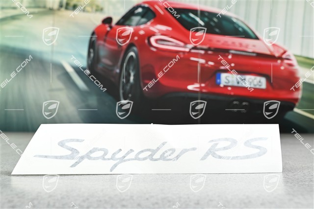 Logo / Sticker  Spyder RS