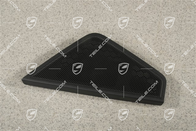 Tieftonlautsprecher Blende, Hinten, Schwarz, L