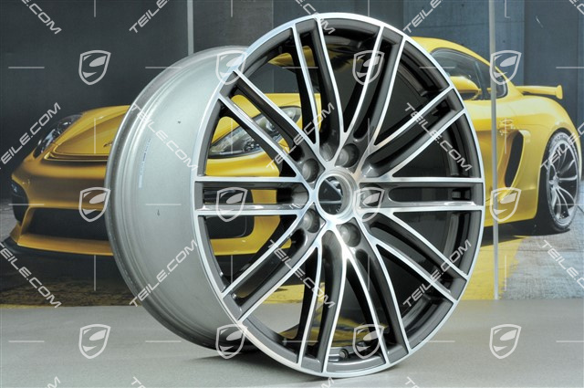20" komplet felg 911 Turbo IV, 11,5J x 20 ET56 + 9J x 20 ET51, Titan