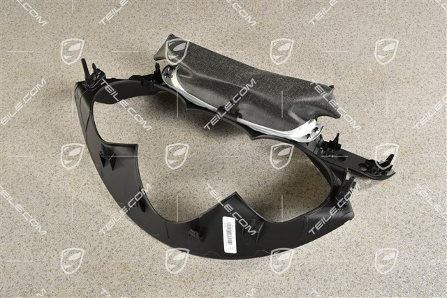 Instrument cluster cover / Dashboard trim, Black