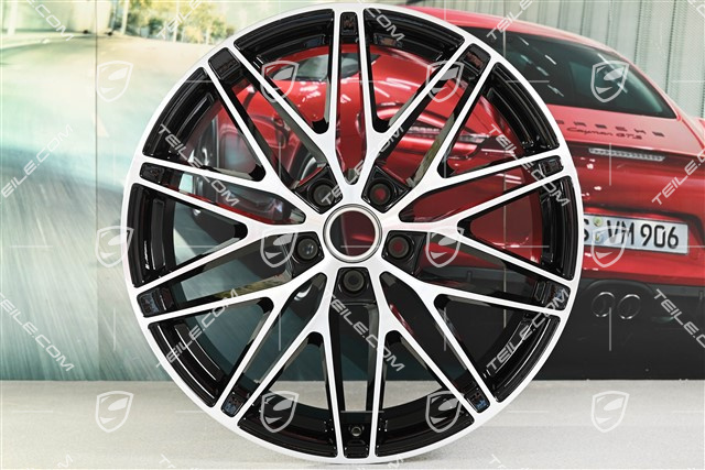 22" felga Macan RS Spyder Design, 9J x 22 ET29, czarny wysoki połysk