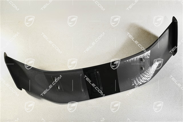 GT4RS Rear spoiler / wing, Carbon high gloss black, wing, complete