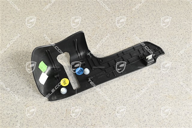 Abdeckung, Schliessbügel Rücksitzlehne hinten, Schwarz, R
