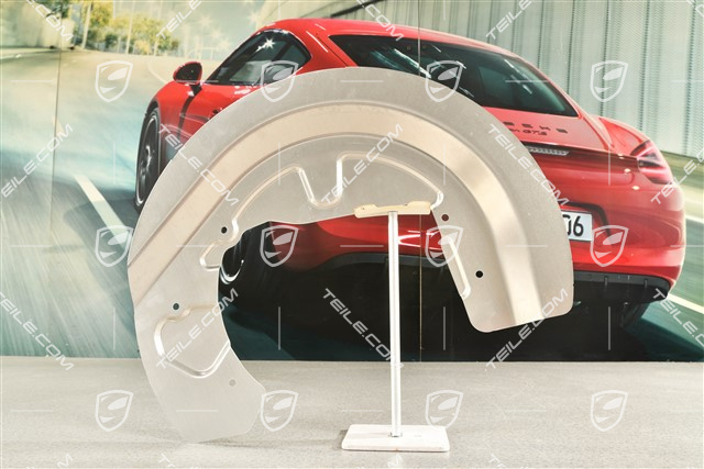 Front axle disc protective plate, L