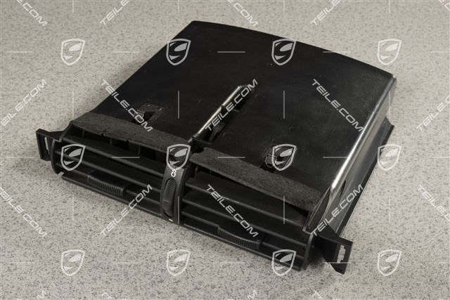 Blenda nawiewów deski rozdzielczej, Czarna, Środkowa