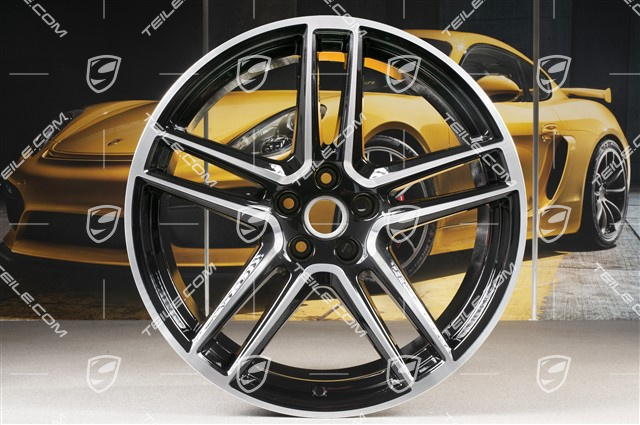 20" Felga "Macan Turbo", 10J x 20 ET19, BORBET, czarny perłowy metalik Jet Black