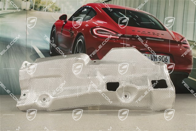 Centre tunnel heat protection, underbody, R