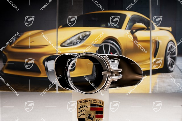 Endrohr, verchromt, Turbo, R